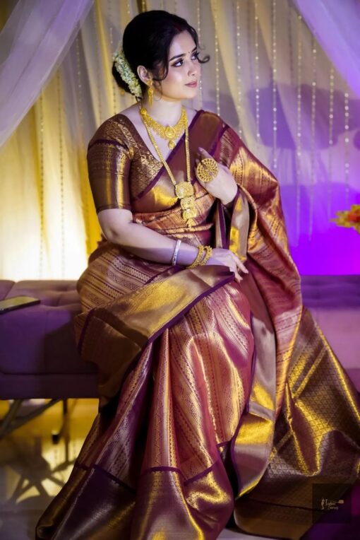 Indian Kanchi saree