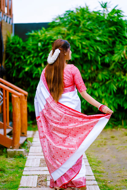 Suvro lal saree