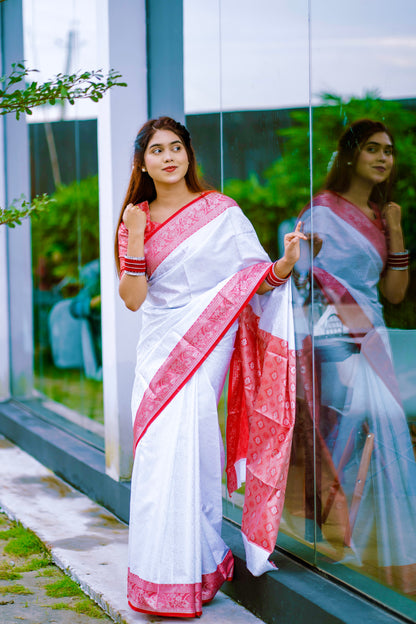 Suvro lal saree
